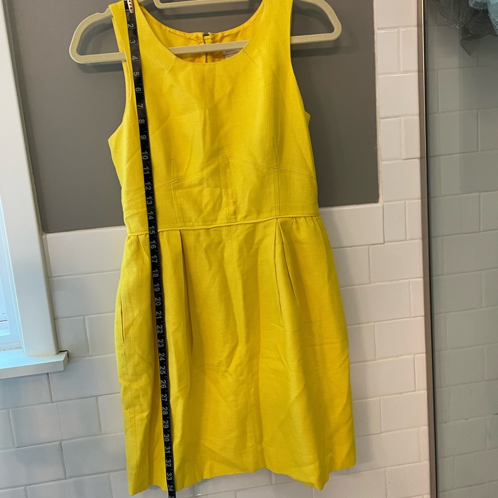 J. Crew Bright Yellow Sheath Dress | 4 - Picture 6 of 11